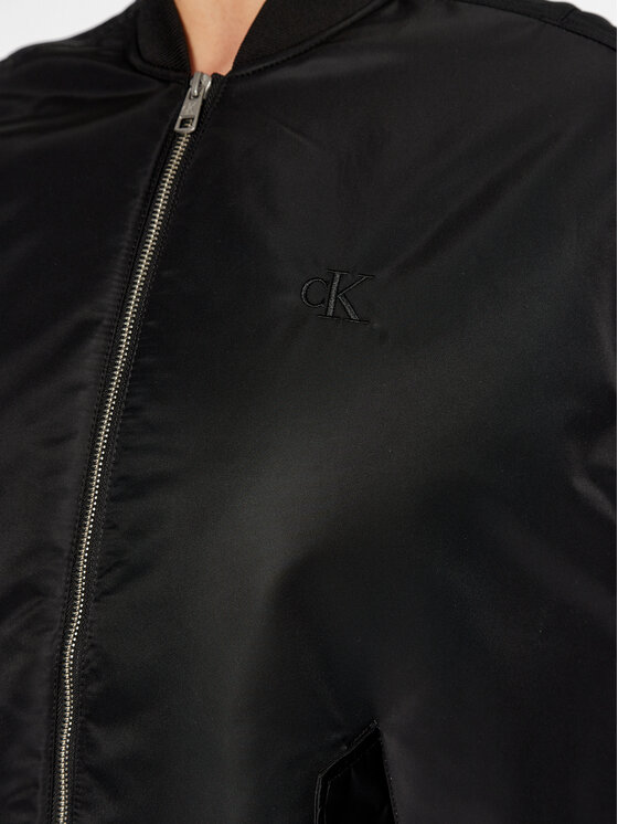 Calvin Klein Jeans Calvin Klein Jeans Μπόμπερ μπουφάν J20J221082 Μαύρο Oversize