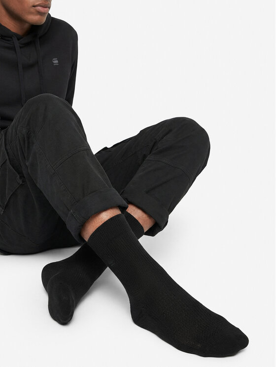 G-Star Raw G-Star Raw Дълги чорапи CEO_LA_G-STAR_11968_W_AW25 (3-PACK) Черен