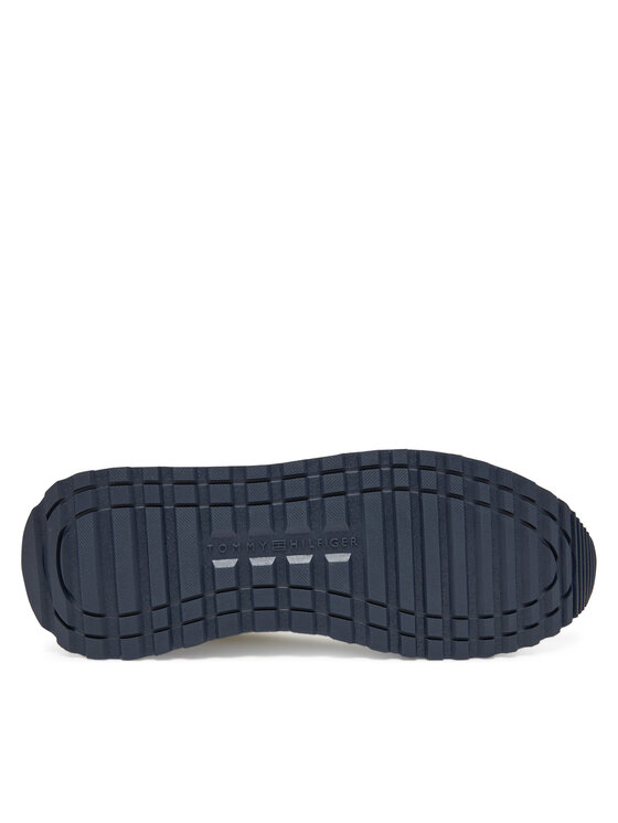 Tommy Hilfiger Tommy Hilfiger Sneakersy New Runner Eva Corpo Knit FM0FM05648 Bílá