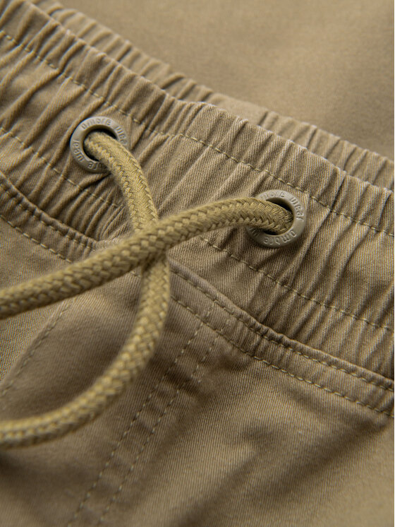 Ombre Ombre Joggery OM-PAJO-0290 Zielony Regular Fit