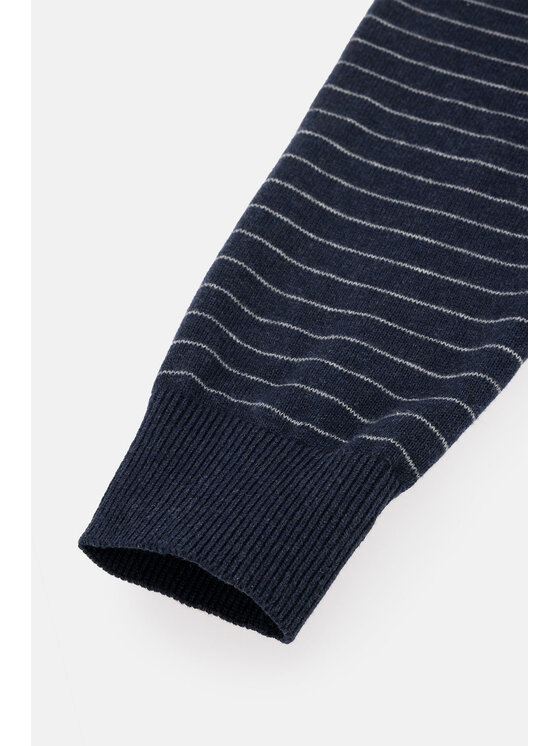 Lancerto Lancerto Sweter Shaun SW073123000009 Granatowy Regular Fit