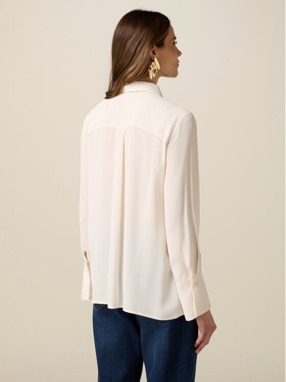 Oltre Oltre Camicia 5002J000819N011 Bianco Regular Fit