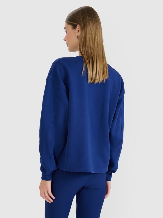 4F 4F Bluza 4FWSS25TSWSF1543-30S Niebieski Oversize