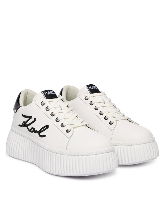 KARL LAGERFELD KARL LAGERFELD Sneakers Kreeper Lo KL42372C Alb