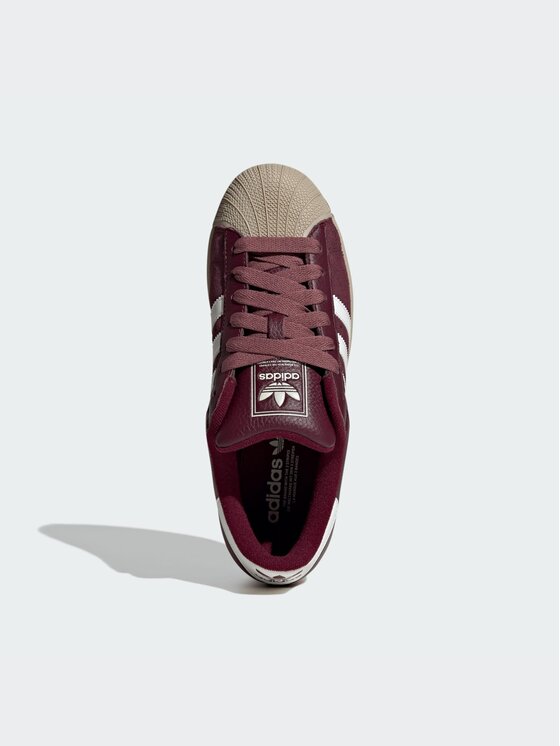 adidas adidas Снікерcи Superstar II KJ9949 Бордовий