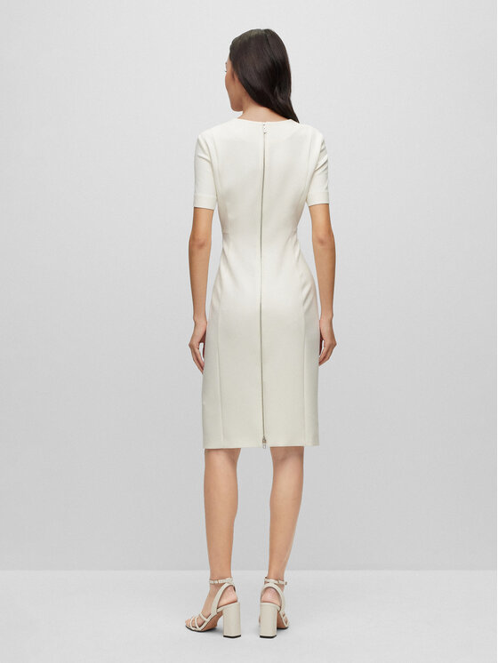 BOSS Boss Rochie de zi Damaisa 50490044 Bej Slim Fit