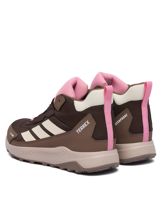adidas adidas Παπούτσια πεζοπορίας Terrex Anylander Mid Climaproof Junior Hiking Shoes KJ2665 Καφέ