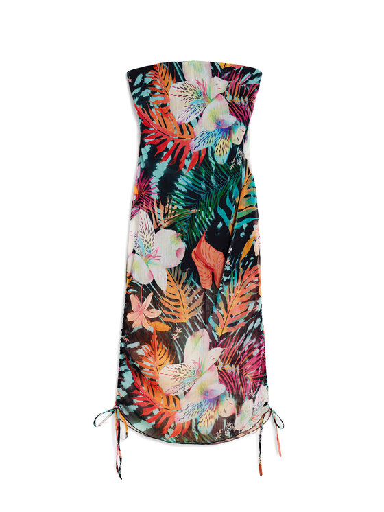 Desigual Desigual Rochie de vară Daikiri Flash 26SWVW65 Colorat Regular Fit