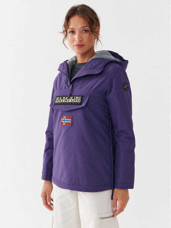 Napapijri Napapijri Anorak stiliaus striukė NP0A4GM5 Violetinė Regular Fit