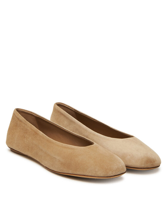 Weekend Max Mara Weekend Max Mara Baleriny Todisuede 2525526074600 Beżowy
