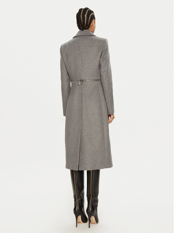 Patrizia Pepe Patrizia Pepe Вълнено палто 2O0166 A171 Сив Regular Fit