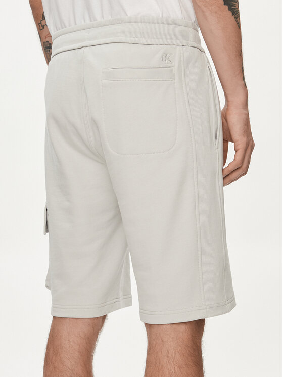 Calvin Klein Jeans Calvin Klein Jeans Αθλητικό σορτς Monologo Badge J30J325132 Γκρι Regular Fit