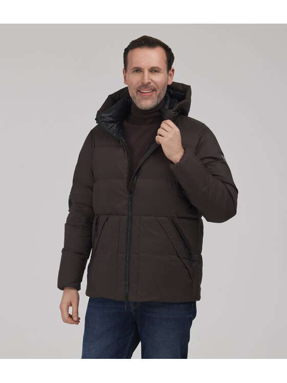 Lee Cooper Lee Cooper Kurtka jeansowa JEFFREY Brązowy ciemny Regular Fit