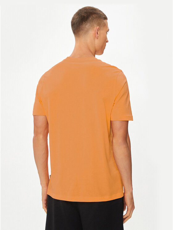 Puma Puma T-Shirt Ess+ Logo 678988 Πορτοκαλί Regular Fit