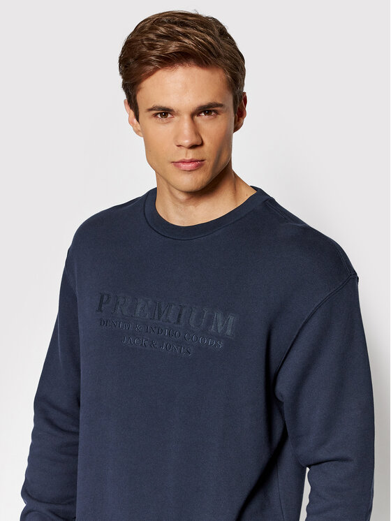 Felpa Blu Frank 12193779 Blu scuro Regular Fit