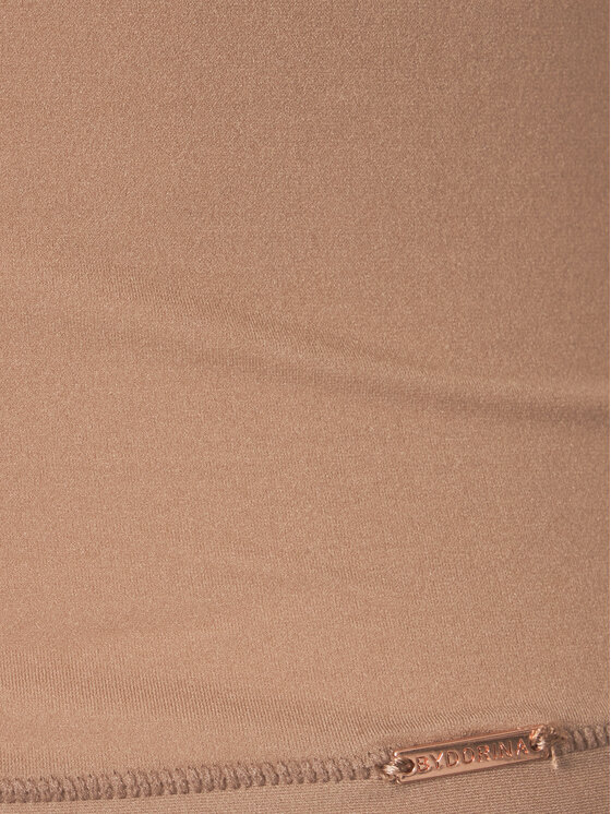 Dorina Dorina Marškinėliai Noa FXTO0015MI116 Ruda Slim Fit
