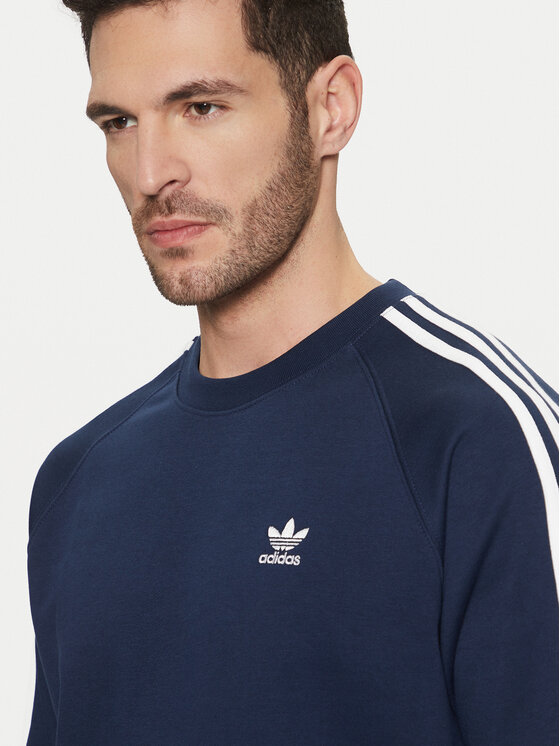 adidas adidas Bluză adicolor Classics 3-Stripes IM4515 Bleumarin Regular Fit
