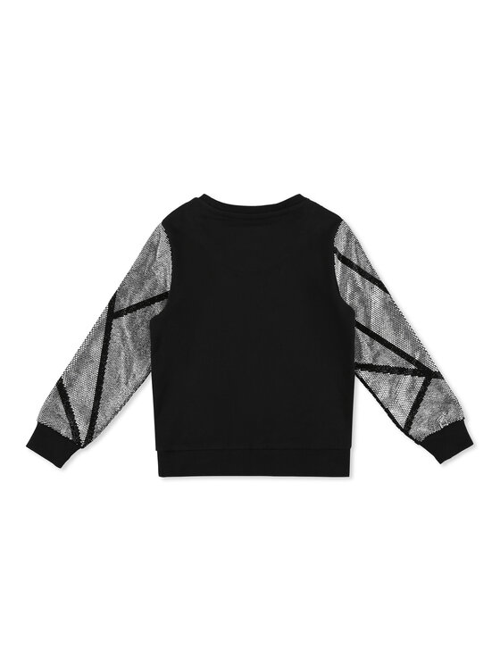 PHILIPP PLEIN PHILIPP PLEIN Bluza 30167 Czarny Regular Fit