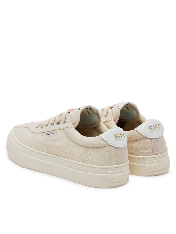 S.W.C Stepney Workers Club S.W.C Stepney Workers Club Tenis superge Dellow 02 Cup Canvas YA21102 Écru