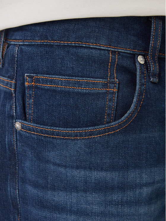 Guess Guess Džinsi M6GA31 D1089 Zils Straight Leg