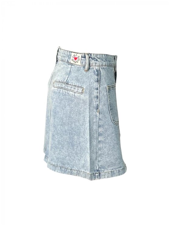 LILI SIDONIO LILI SIDONIO Spódnica mini elf967de Turkusowy Regular Fit