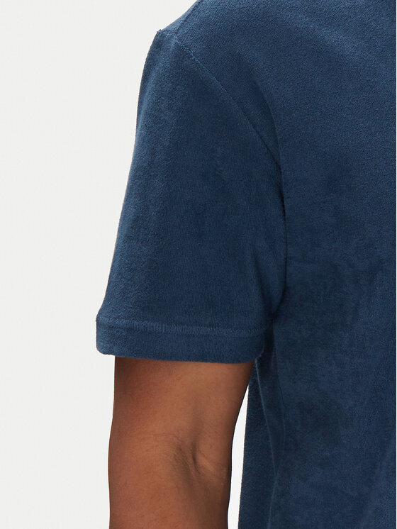 BOSS BOSS Polo marškinėliai Pe_Doubletowel 50539869 Tamsiai mėlyna Relaxed Fit