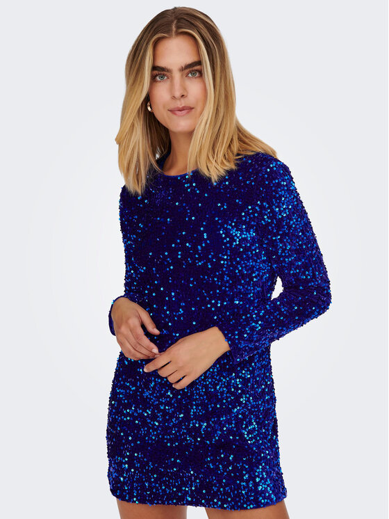 ONLY ONLY Коктейльна сукня Anika 15278822 Cиній Regular Fit