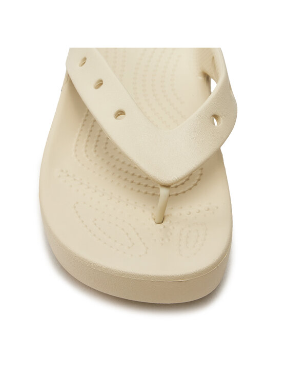 Crocs Crocs В'єтнамки Classic Platform Flip W 207714 Бежевий