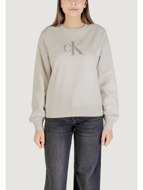 Calvin Klein Jeans Calvin Klein Jeans Felpa LS MONOLOGO FRENCH T Beige French Fit