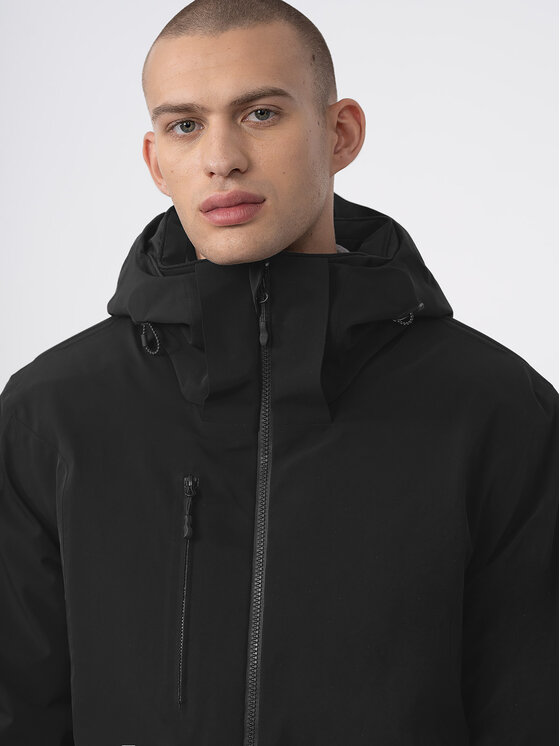 4F 4F Μπουφάν για σκι 4FAW23TTJAM287 Μαύρο Regular Fit