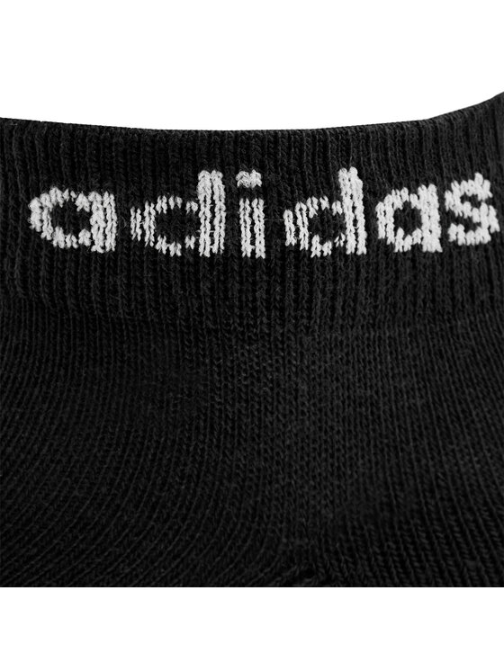 adidas adidas Низькі шкарпетки unisex Linear Ankle Socks Cushioned Socks 3 Pairs IC1303 Чорний
