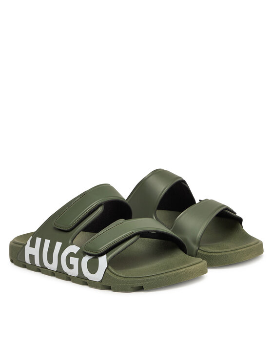 HUGO HUGO Klapki Evander 50542042 Zielony