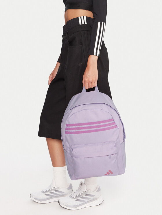 adidas adidas Batoh Classic 3-Stripes Horizontal JZ3322 Fialová