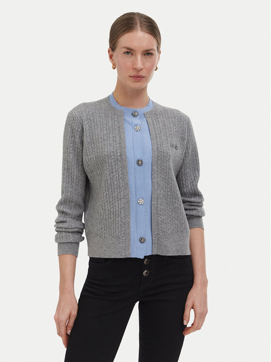 Liu Jo Liu Jo Ζακέτα WF6108 MA88R Γκρι Regular Fit