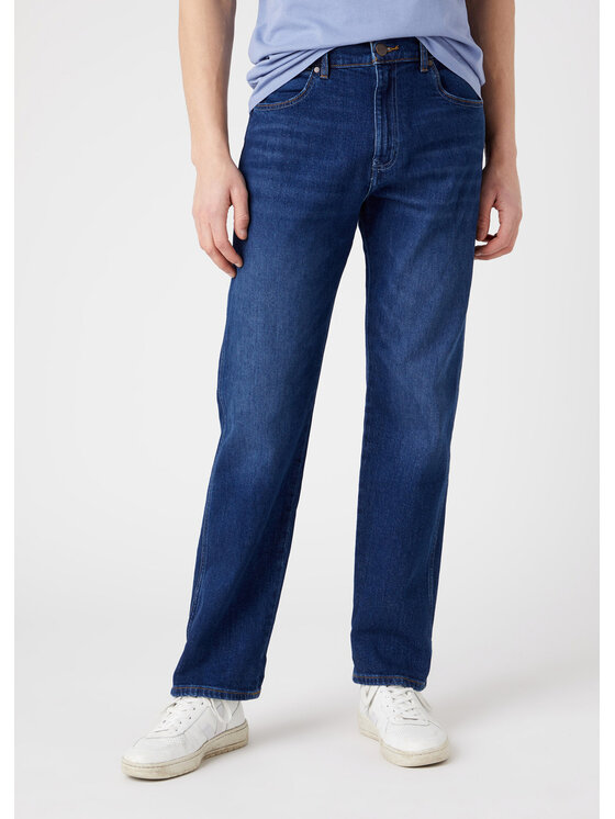 Wrangler Wrangler Jeansy FRONTIER Niebieski Regular Fit