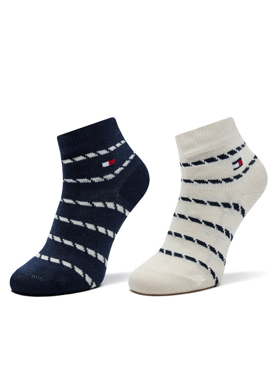 Set di 2 paia di calzini lunghi da bambini Tommy