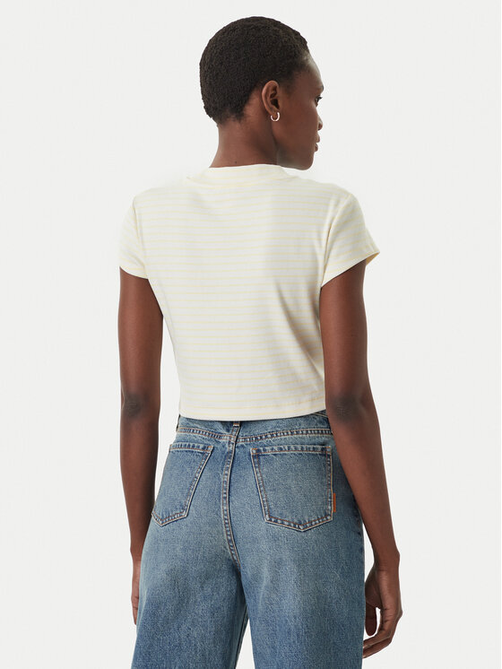 Calvin Klein Jeans Calvin Klein Jeans Póló LV047F833G Sárga Slim Fit