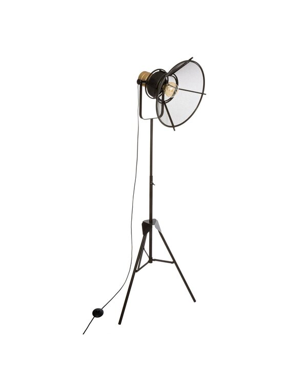 MIAhome MIAhome Lampa podłogowa Reflector Czarny