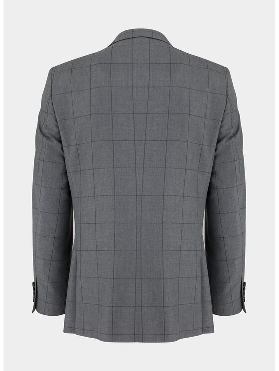 Pako Lorente Pako Lorente Marynarka PPLM9-3G-235 Szary Slim Fit