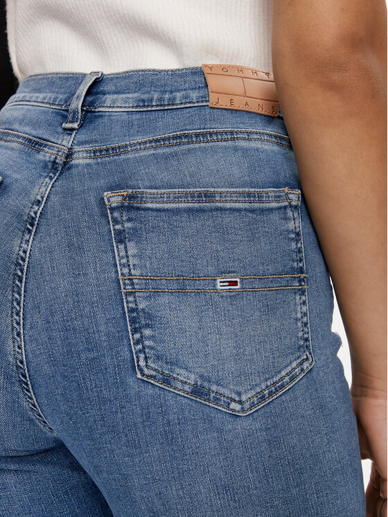 Tommy Jeans Tommy Jeans Blugi Sylvia DW0DW19279 Albastru Flare Fit