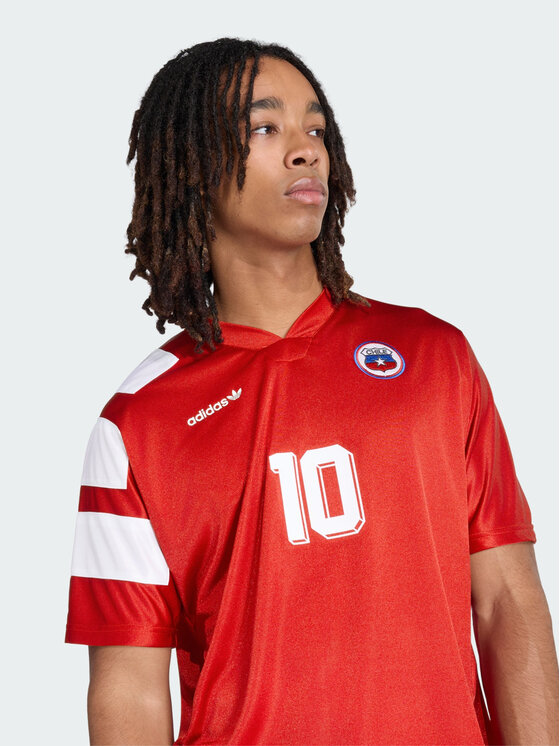 adidas adidas Koszulka techniczna Chile Czerwony Regular Fit