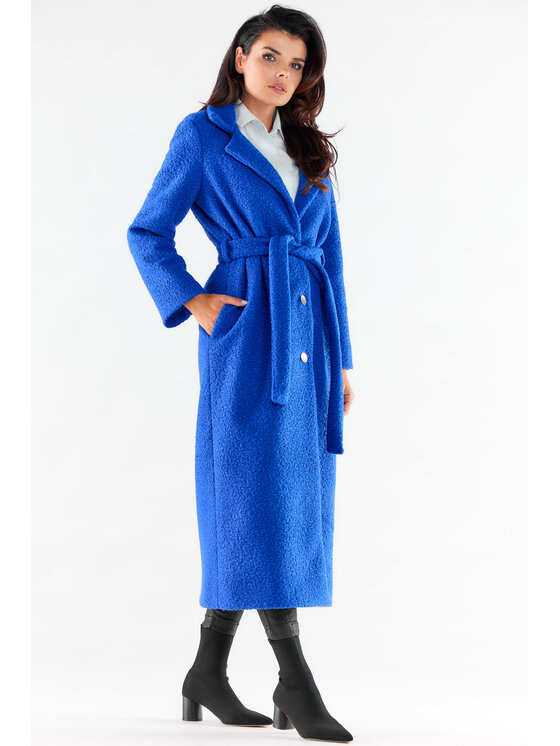 Awama Awama Cappotto A547 Blu Basic Fit