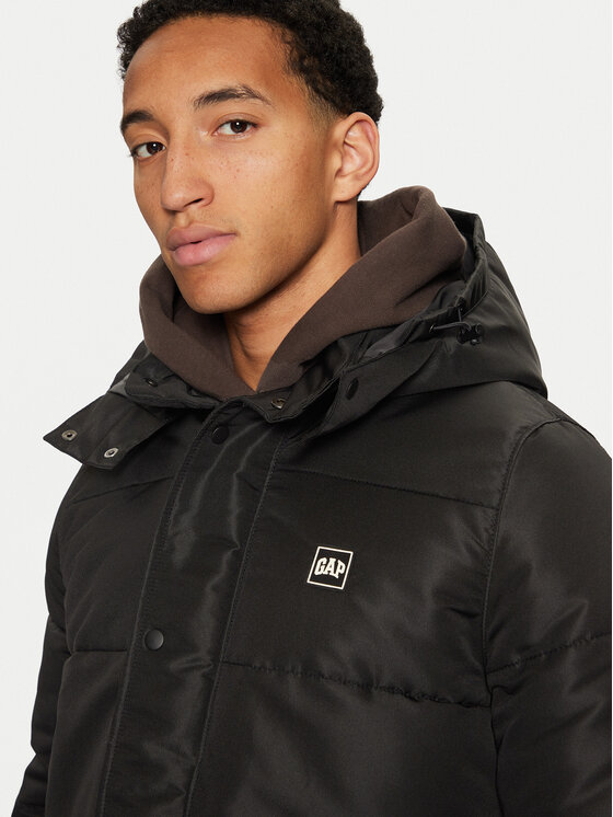 Gap Gap Dūnu jaka 498565-00 Melns Regular Fit