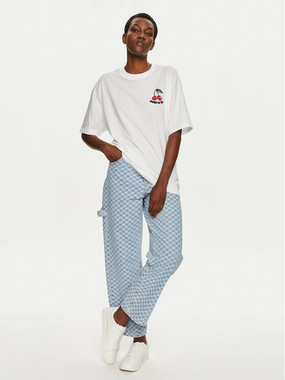 HUGO Hugo Tricou 50521229 Alb Oversize
