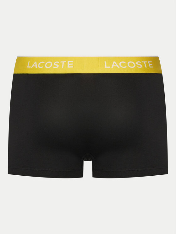 Lacoste Lacoste Set od 3 para bokserica 5H1297 Crna