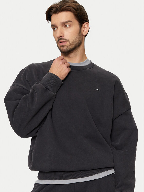 Under Armour Under Armour Μπλούζα UA Icon Heavyweight 1386553 Μαύρο Oversize