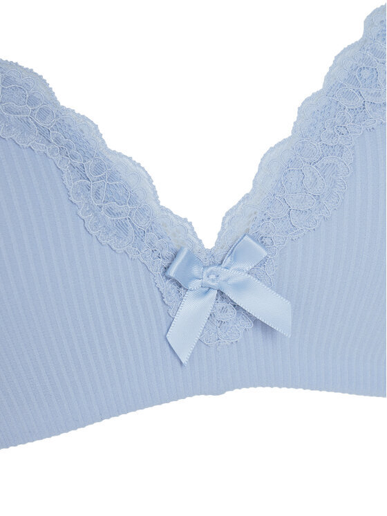 Hunkemöller Hunkemöller Biustonosz bezfiszbinowy Lola 301081 Błękitny