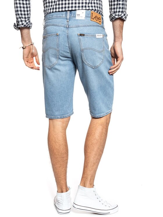 Lee Lee Pantaloncini di jeans 5 POCKET SHORT Blu Regular Fit