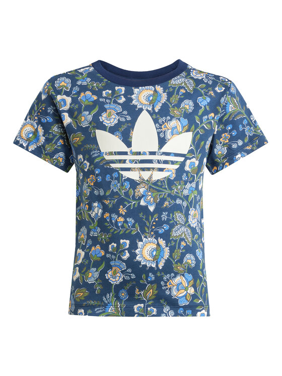 adidas adidas Набір футболка та шорти Liberty London JV7722 Cиній Slim Fit