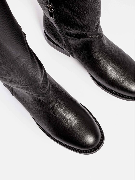 L37 L37 Kozačky SIMPLE BOOTS Černá